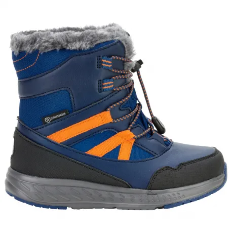 Detské vysoké zimné topánky COLOR KIDS Boots high cut WP total eclipse