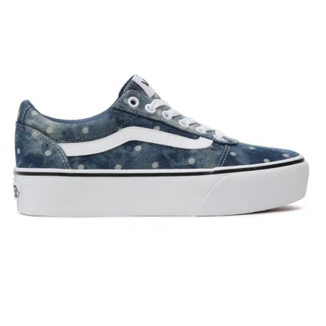 Dámska rekreačná obuv VANS WM Ward Platform (Denim Dots) moonlight blue white