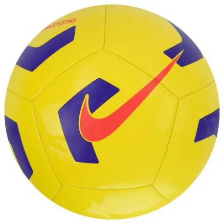 Futbalová lopta NIKE Pitch Training - YELLOW VIOLET BRIGHT CRIMSON