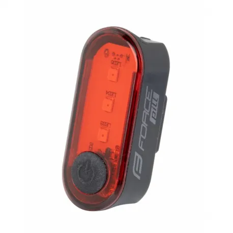 Svetlo na bicykel FORCE PILL 12 LM, 3 x LED, USB