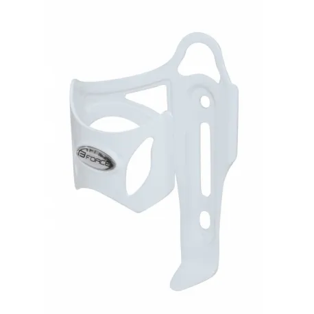 Košík na fľašu na bicykel FORCE SIDE Alu 24127 white