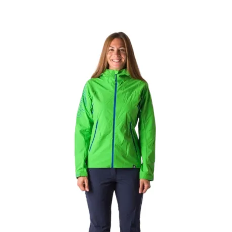 Dámska turistická softshellová bunda NORTHFINDER ZANIYAH-BU-4971OR-316-green
