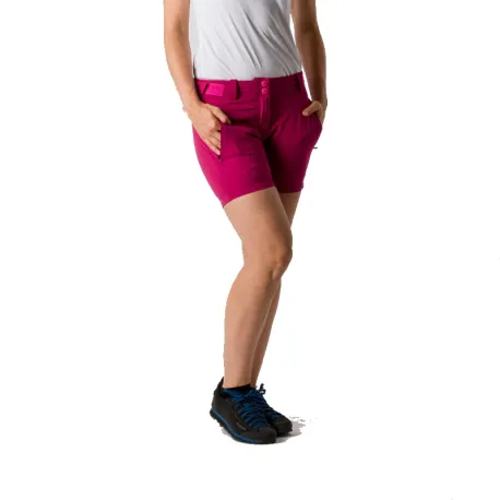 Dámske turistické kraťasy NORTHFINDER CHARLI -BE-4360OR2 510-cherry