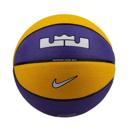 Basketbalová lopta NIKE PLAYGROUND 8P 07 2.0 LB JAMES COURT PURPLE AMARILLO BLACK WHITE