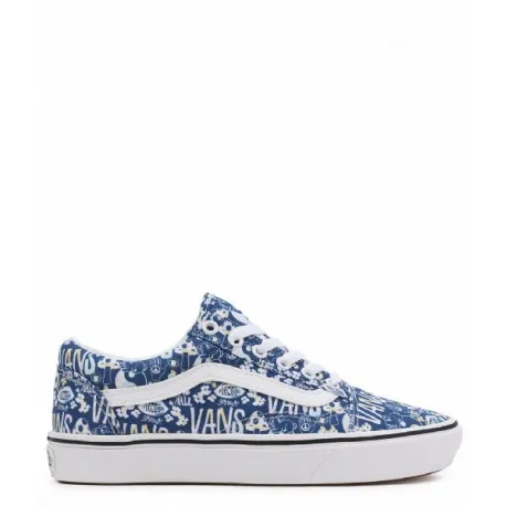 Dámska rekreačná obuv VANS UA ComfyCush Old Skool (Pastel Tie Dye) multi true white
