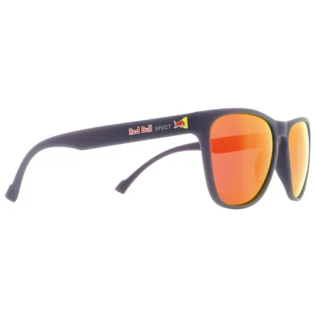 Slnečné okuliare RED BULL SPECT SPARK-003P, matt black, smoke with ice blue mirror CAT3, POL, 54-17-145
