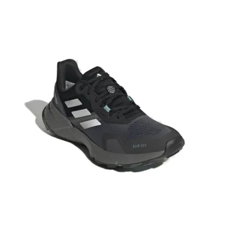 Dámska bežecká trailová obuv ADIDAS Terrex Soulstride Rain.RDY core black crystal white mint ton