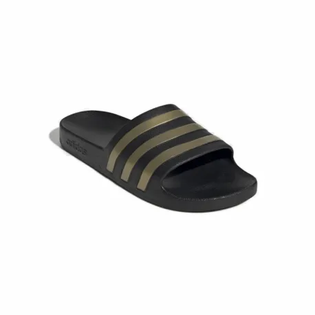 Dámske šlapky (plážová obuv) ADIDAS Adilette Aqua W core black gold metallic core black