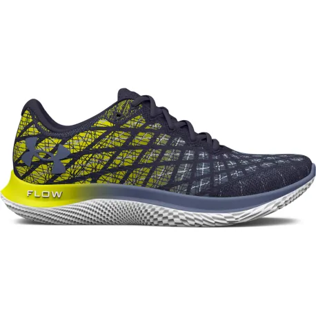 Pánska bežecká obuv UNDER ARMOUR UA FLOW Velociti Wind 2 steel yellow ray aurora purple
