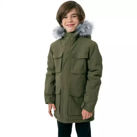 Chlapčenská bunda 4F JUNIOR BOYS JACKET JKUM001-43S-KHAKI
