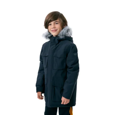 Chlapčenská bunda 4F JUNIOR BOYS JACKET JKUM001-20S-DEEP BLACK