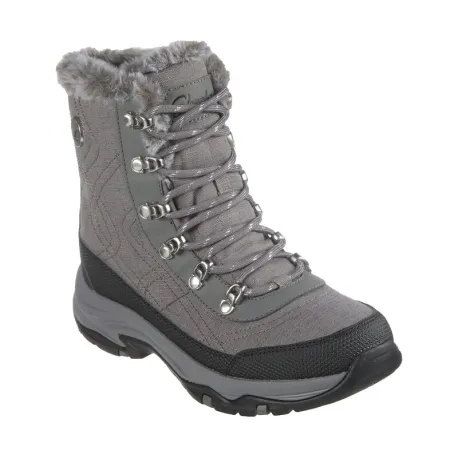 Dámske vysoké zimné topánky SKECHERS Trego Cold Blues grey
