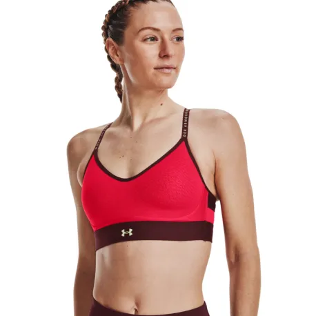 Dámska tréningová športová podprsenka UNDER ARMOUR UA Infinity Low-RED-1365233-890