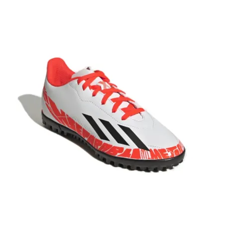 Juniorské futbalové kopačky turfy ADIDAS X Speedportal Messi.4 Jr TF cloud white core black solar red