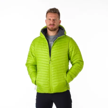 Pánska turistická bunda NORTHFINDER DAN-584-limegreengrey