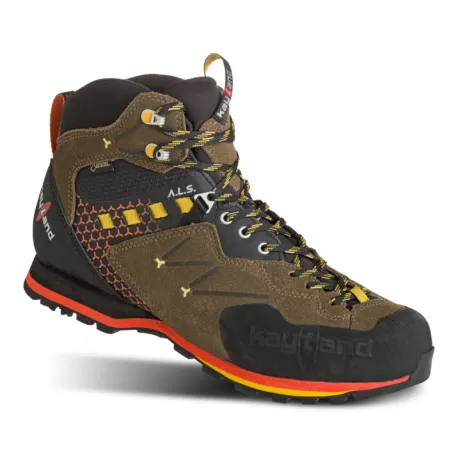 Pánska členková turistická obuv KAYLAND Vitrik Mid Gtx, Brown Black