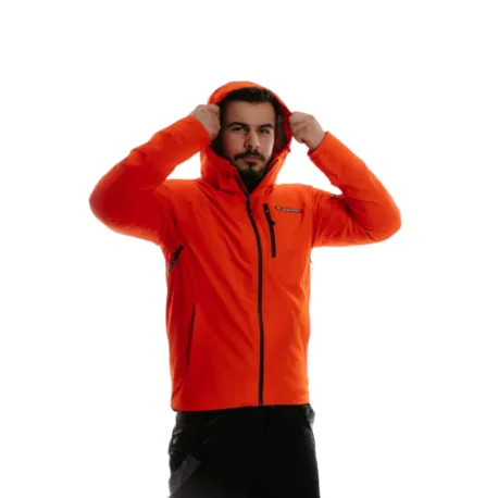 Pánska lyžiarska bunda s kapucňou BLIZZARD Ski Jacket Silvretta, red
