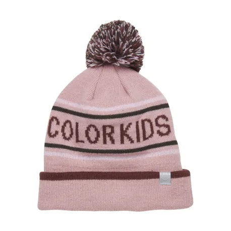Dievčenská zimná čiapka COLOR KIDS Hat logo CK, zephyr