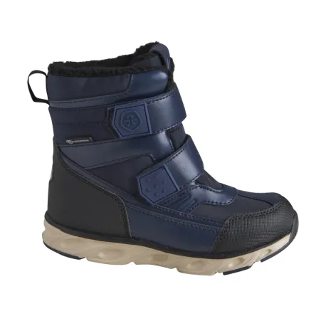 Chlapčenské vysoké zimné topánky COLOR KIDS Boots high cut w.2 WP total eclipse