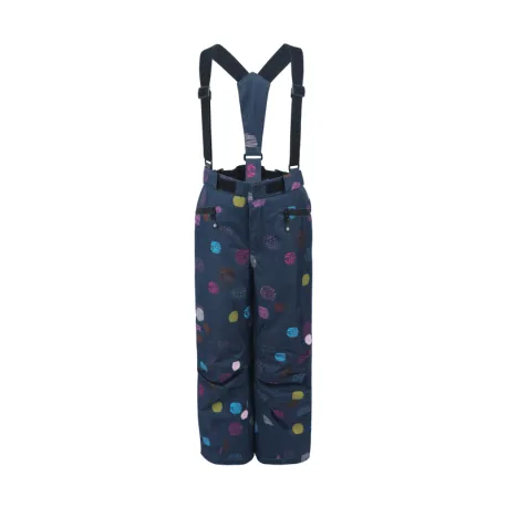 Dievčenské lyžiarske nohavice COLOR KIDS Ski pantsAOP, AF 10.000, festival fuchsia