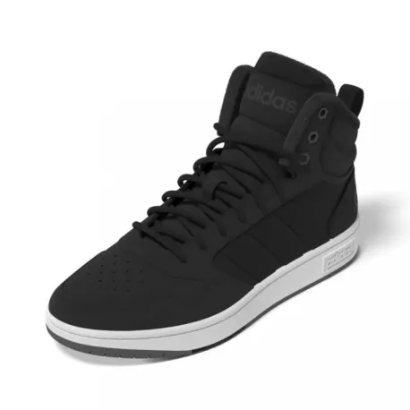 Pánske členkové zimné topánky ADIDAS Hoops 3.0 Mid WTR core black core black footwear white