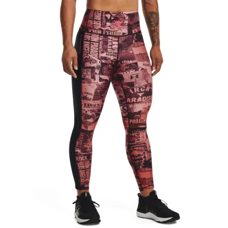 Dámske legíny UNDER ARMOUR HG Ankle Lg Print-PNK
