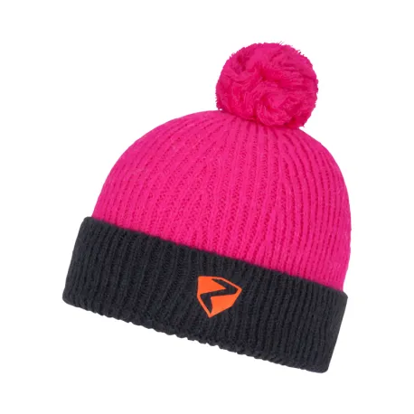 Juniorská zimná čiapka ZIENER IKEN junior hat, bright pink
