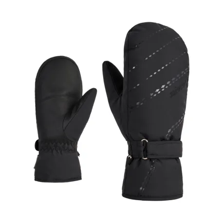 Dámske lyžiarske rukavice palčiaky ZIENER KORVANA-801188-12-black