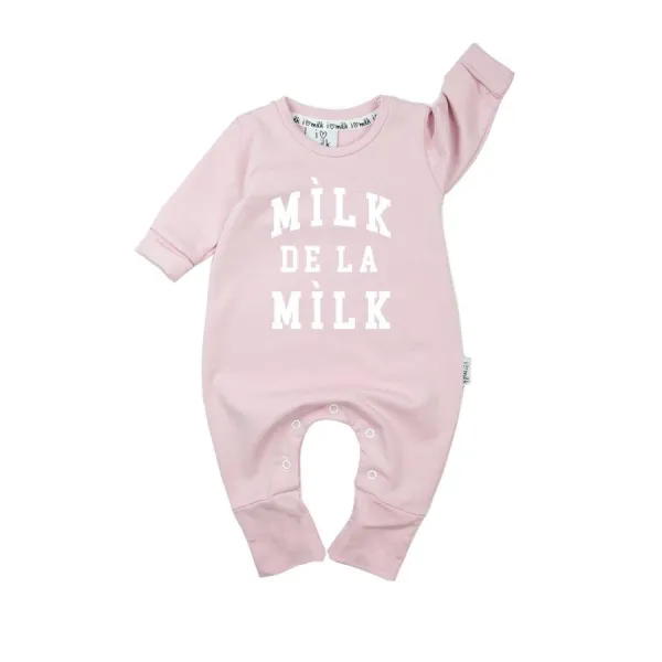 Ružový overal milk de la milk I LOVE MILK v akcii