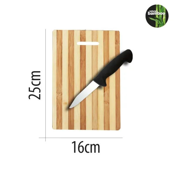 Bamboo BD25 Bambusová doska na krájanie, 25 x 16 cm