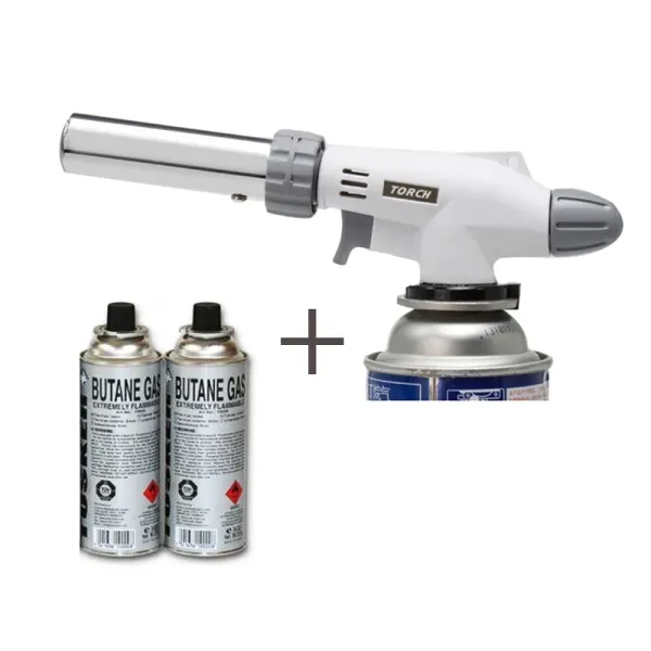 MasterTorch M-962 Plynový horák + 2 ks plynová náplň