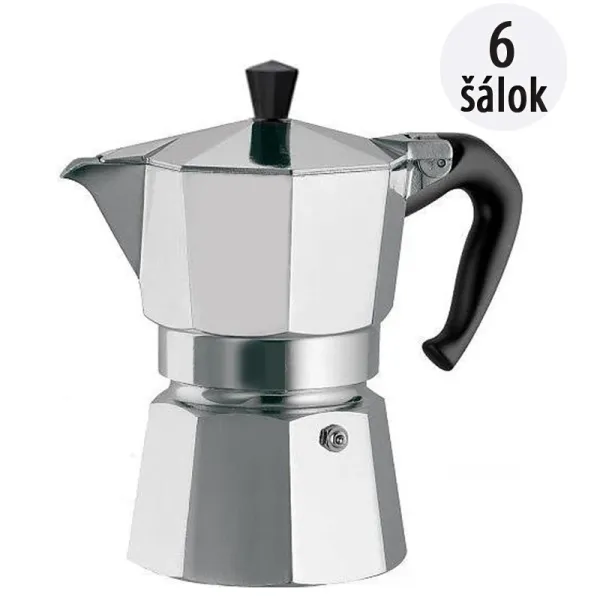 Arise 6 DB-OS Moka kávovar na prípravu espresa, 6 šálok