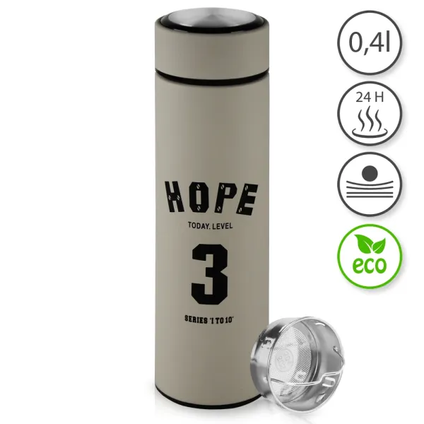 TFY No.93158-2COFFEE Termoska na kávu a čaj so sitkom, 0,4L