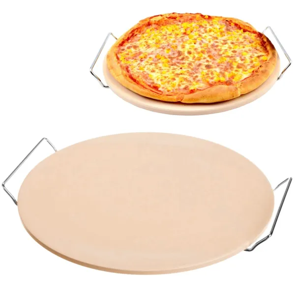 Perfect Home 11448 Kameň na pizzu, kamenná platňa na pizzu 33cm pizza kameň,