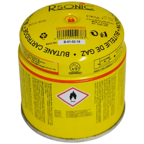 Rsonic 4038 Kartuša pre plynový varič, 190 g