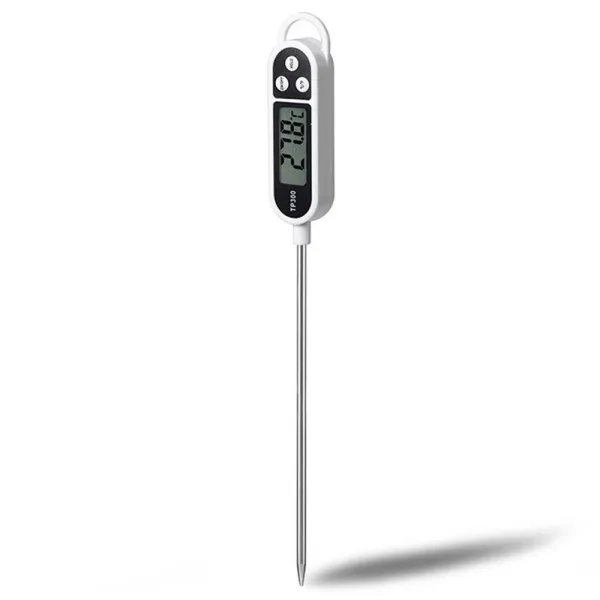 TFY AG254E Digitálny LCD  teplomer so sondou, biely