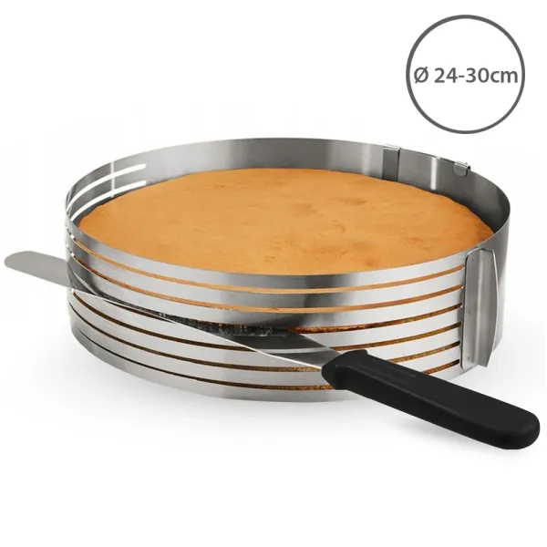 Royal Kitchen RK-093523 Forma na krájanie korpusu, nastaviteľná, priemer 24-30cm