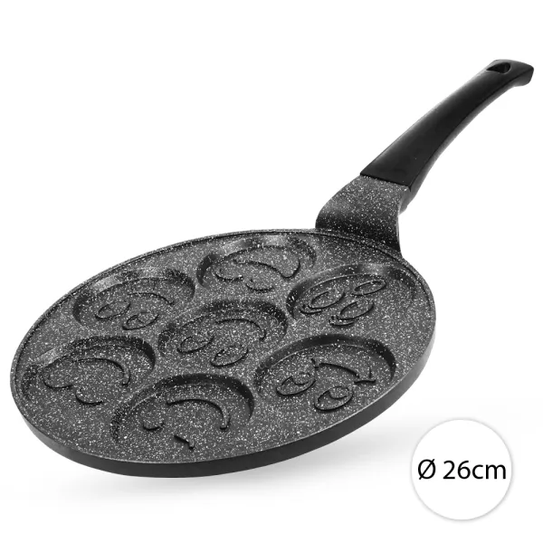 Brunbeste 1958 Panvica na lievance a vajíčka SMAJLÍK 26 cm