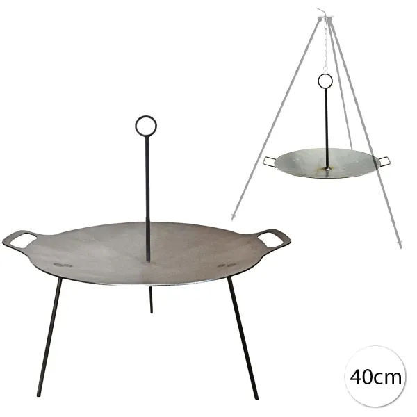 Perfect Home 28252 Platňa na grilovanie, závesná, oceľová, 40cm