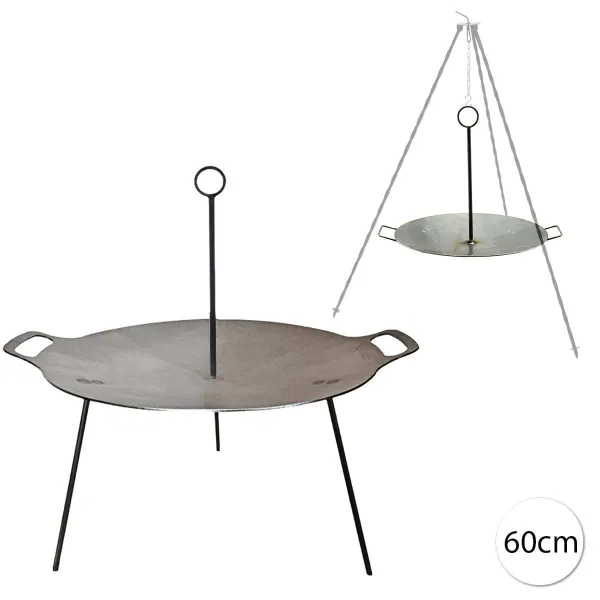 Perfect Home 12933 Platňa na grilovanie, závesná, oceľová, 60cm