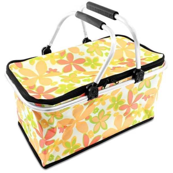 HomePRO BG277B Termo piknikový košík skládací 41x23x27 cm, farebná