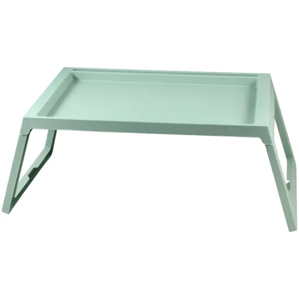 DIHOME DI4246 Servírovací stolík do postele plastový, 54,4x35,7x26,3cm, zelená