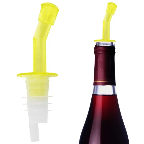 Kmt Style 5404941 Plastový lievik na alkohol, 10cm, 2ks, žltý