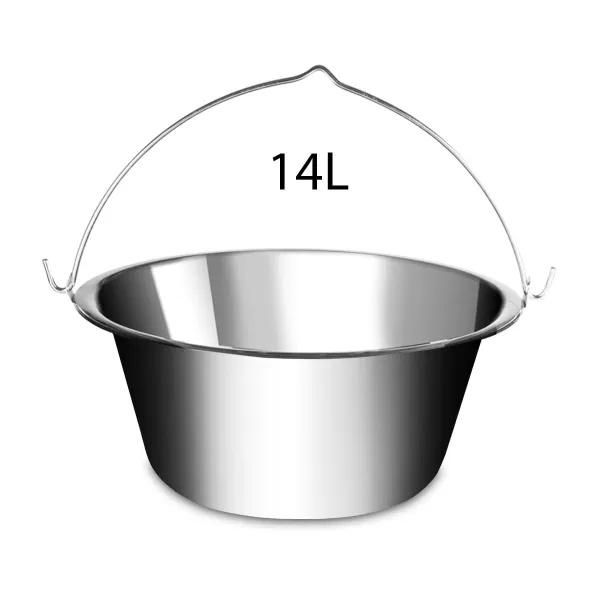Lux LK-14 Nerezový kotlík na guláš  KLASIK, 14l