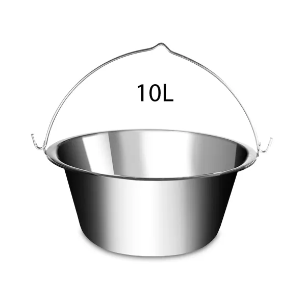 Lux LK-10 Nerezový kotlík na guláš  KLASIK, 10l