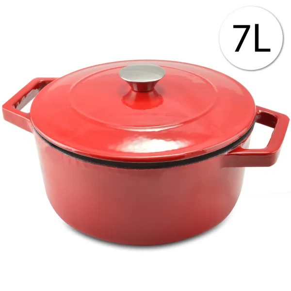 Perfect Home 12969 Liatinový hrniec s pokrievkou, 28cm, 6L