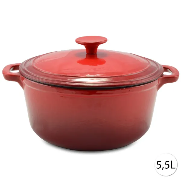 Perfect Home 10567 Liatinový hrniec s pokrievkou, 28cm, 5,5L