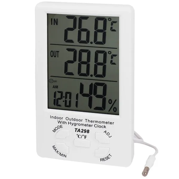 HomePRO TA298 Digitálny teplomer, vlhkomer interiéru a exteriéru -40 °C – 70 °C