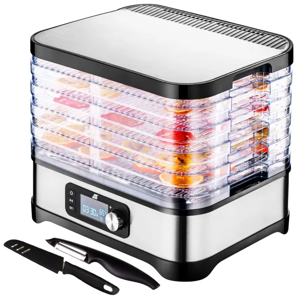 Malatec 10911 Sušička ovocia, zeleniny a húb, 400W, 35-70°C, 5 podnosov