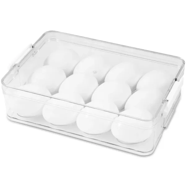 HomePRO 140043 Dóza na vajíčka, 12ks, transparentná